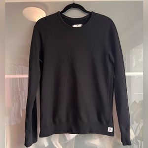Reigning Champ Midweight Terry Pullover in Black sz S